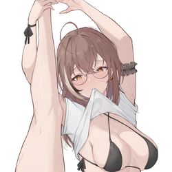 This is a pixiv picture whose title is Mooms stretch.