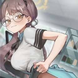 This is a pixiv picture whose title is 『 モエ お尻 』.
