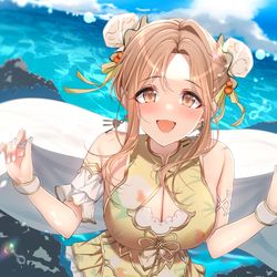This is a pixiv picture whose title is 「雛菜かわいい〜？」.