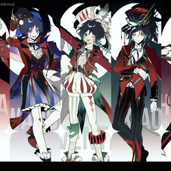 This is a pixiv picture whose title is HoYoFair2023 - Circus addiction.