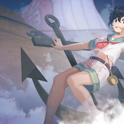 This is a pixiv picture whose title is 天之航路.