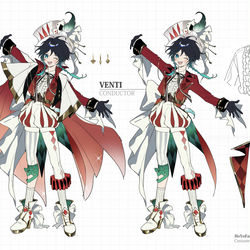 This is a pixiv picture whose title is [Circus addiction] Design sheet.