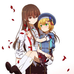 This is a pixiv picture whose title is 柳と丸山.