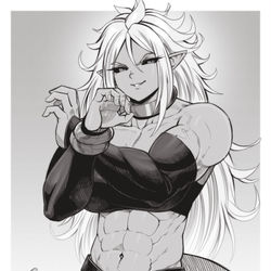 This is a pixiv picture whose title is Android 21.