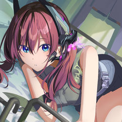 This is a pixiv picture whose title is 今日の絵.