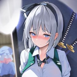 This is a pixiv picture whose title is youmu.
