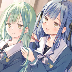 This is a pixiv picture whose title is さきむつ.