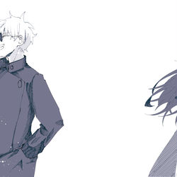 This is a pixiv picture whose title is 馬鹿野郎.