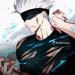This is a pixiv picture whose title is Gojo Satoru.