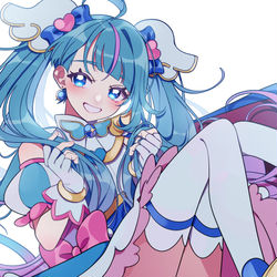 This is a pixiv picture whose title is キュアスカイ.