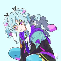 This is a pixiv picture whose title is Fのキャラまとめ.