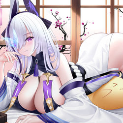 This is a pixiv picture whose title is 雲仙.