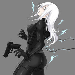 This is a pixiv picture whose title is 工作員さん.