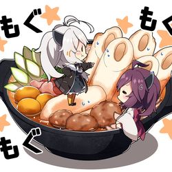 This is a pixiv picture whose title is きりたんぽ鍋あかり。.