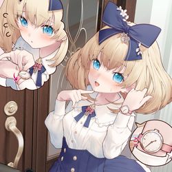 This is a pixiv picture whose title is 門限やぶりは見逃して・・・🙏.