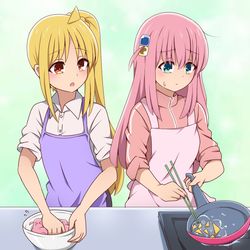 This is a pixiv picture whose title is ぼっち・ざ・クッキング.