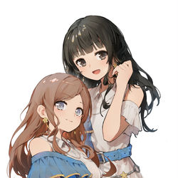 This is a pixiv picture whose title is soyo＆mika.