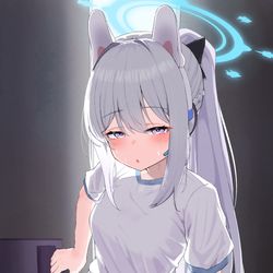 This is a pixiv picture whose title is 体育倉庫で二人きり.