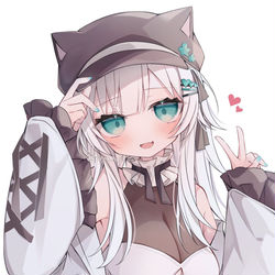 This is a pixiv picture whose title is ねこみみ帽子🐈.