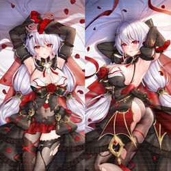 This is a pixiv picture whose title is 德丽莎「月下誓约·予爱以心」.