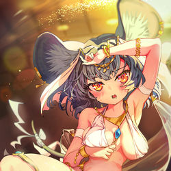 This is a pixiv picture whose title is ナズーリン（踊り子衣装）.