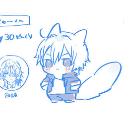This is a pixiv picture whose title is リスきゅちゃんの日常.