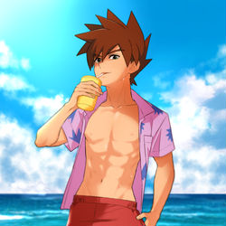 This is a pixiv picture whose title is シゲル.