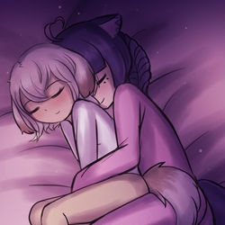 This is a pixiv picture whose title is #786 - Cuddling The Little Spoon.