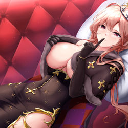 This is a pixiv picture whose title is Clemenceau Teasing.