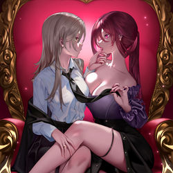This is a pixiv picture whose title is Stelle & Kafka.