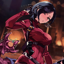 This is a pixiv picture whose title is 战后小憩.