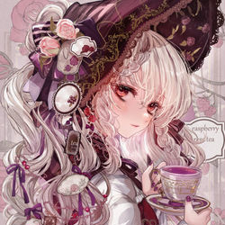 This is a pixiv picture whose title is Raspberry & Rose Tea Fairy.