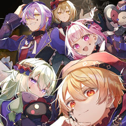 This is a pixiv picture whose title is ワンダショ.