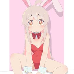 This is a pixiv picture whose title is 生足バニーなまひろちゃん.