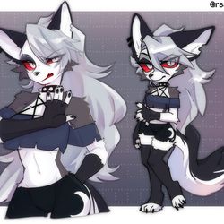 This is a pixiv picture whose title is Loona.