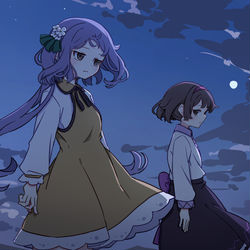 This is a pixiv picture whose title is 九十九姉妹.