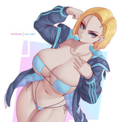 This is a pixiv picture whose title is Android 18.