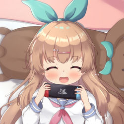 This is a pixiv picture whose title is Nanahira Birthday~ (2023).