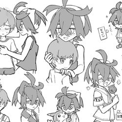 This is a pixiv picture whose title is スグハル.