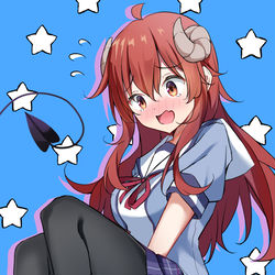 This is a pixiv picture whose title is シャミ子　誕生日絵.