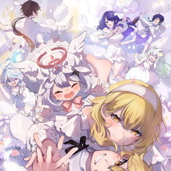 This is a pixiv picture whose title is 原神 3rd Anniversary🌟.