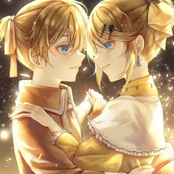 This is a pixiv picture whose title is 悪ノ娘と召使.