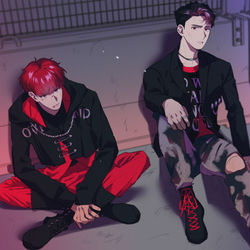 This is a pixiv picture whose title is exo_2.