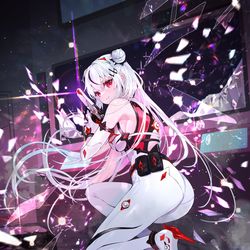 This is a pixiv picture whose title is 【Z/X】Agent･Duo イース（カードガチャ版）.