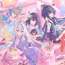 This is a pixiv picture whose title is Happy 7th birthday.