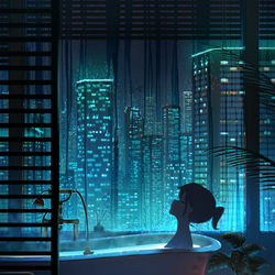 This is a pixiv picture whose title is リラックスタイム.