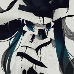 This is a pixiv picture whose title is あくミク.