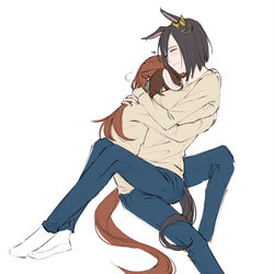 This is a pixiv picture whose title is [ルドエア/ルドグル].