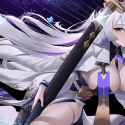 This is a pixiv picture whose title is 雲仙.