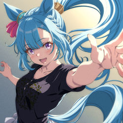This is a pixiv picture whose title is ポニテアルダン.